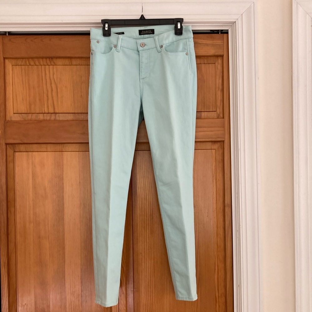 Talbot’s Flawless 5 Pocket Jean in Aqua Blue - Picture 2 of 7